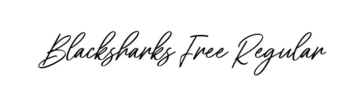 Blacksharks Free Regular  Free Fonts Download
