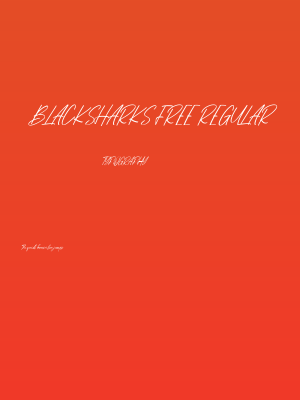 Blacksharks Free Regular Poster