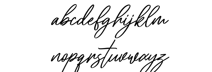 Blacksharks Free Regular Font LOWERCASE