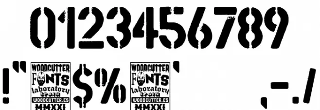 Blackshirts Font OTHER CHARS