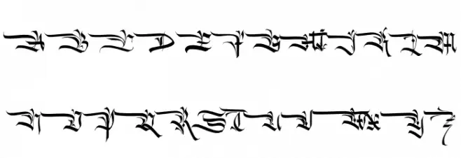 Blackside Personal Use Schriftart Groß