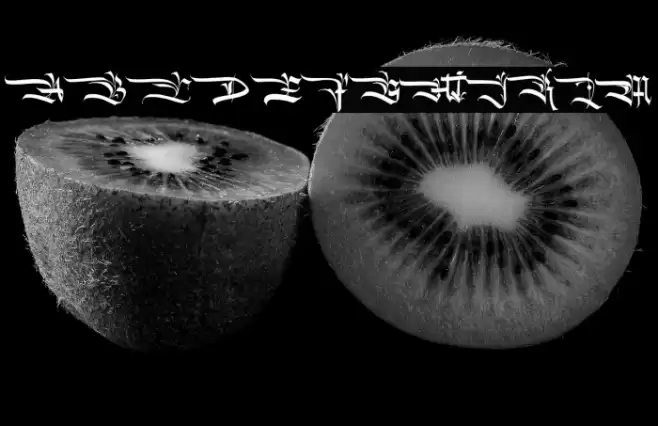 Blackside Personal Use Font examples