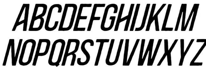 BlacksideItalic لخطوط تنزيل الأحرف الكبيرة
