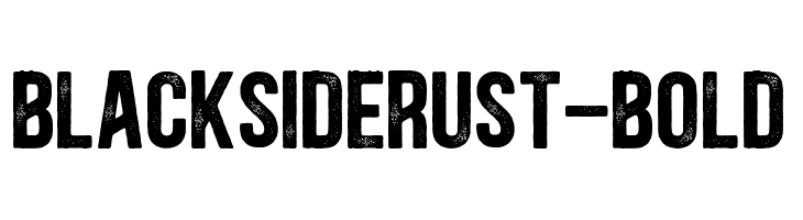 BlacksideRust-Bold  Frei Schriftart Herunterladen