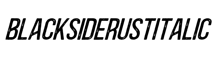 BlacksideRustItalic  لخطوط تنزيل