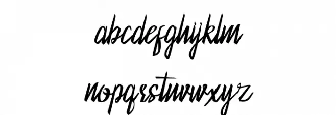 Blackside خط أحرف صغيرة