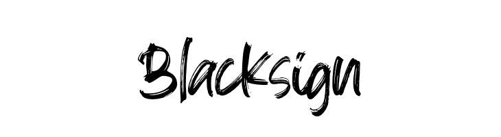 Blacksign  Скачать бесплатные шрифты