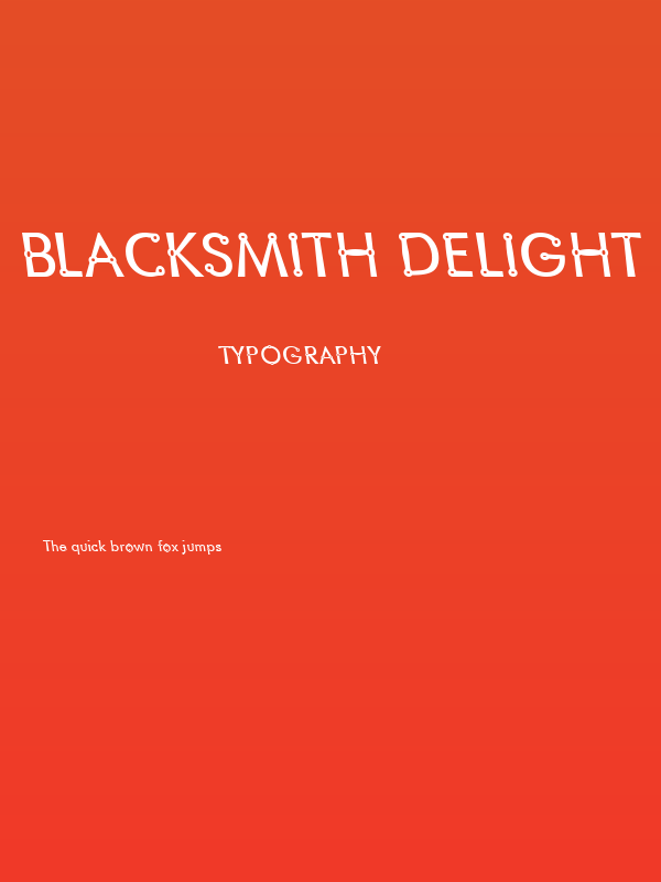 Blacksmith Delight Lefty Poster
