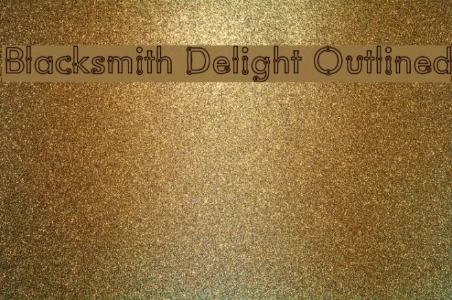 Blacksmith Delight Outlined Example 2