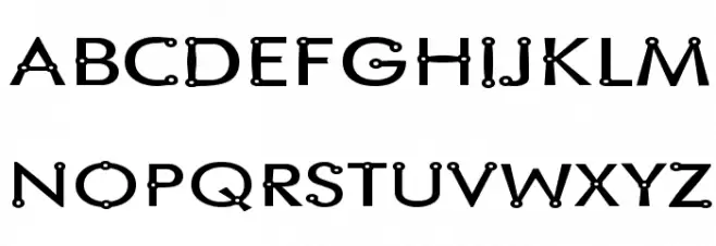Blacksmith Delight SemiWide フォント 大文字