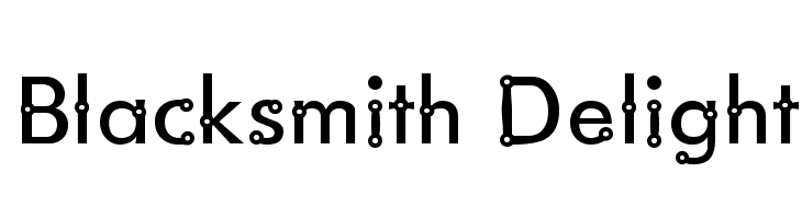 Blacksmith Delight Font