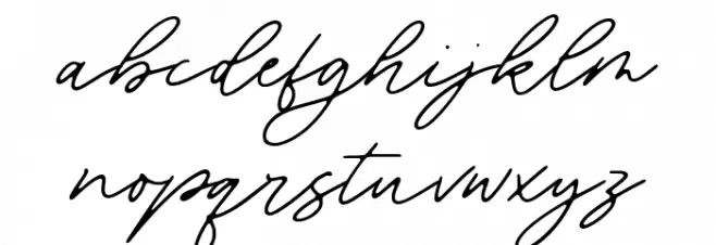 Blackswan Font Litere mici