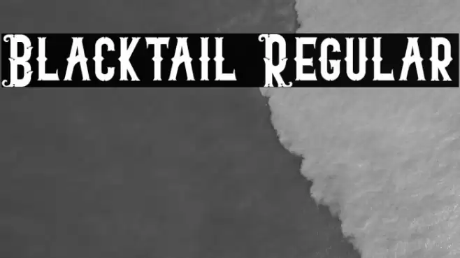 Blacktail Regular Font examples