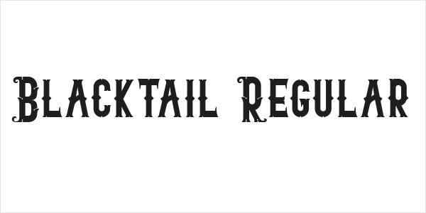 Blacktail Regular Logo