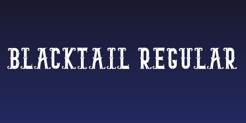 Blacktail Regular Social Header