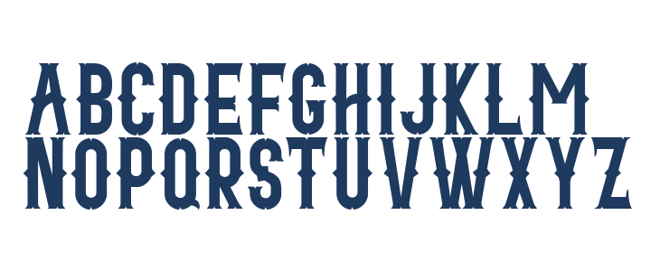 Blacktail Regular Lowercase