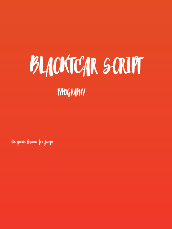 Blacktear Script Poster