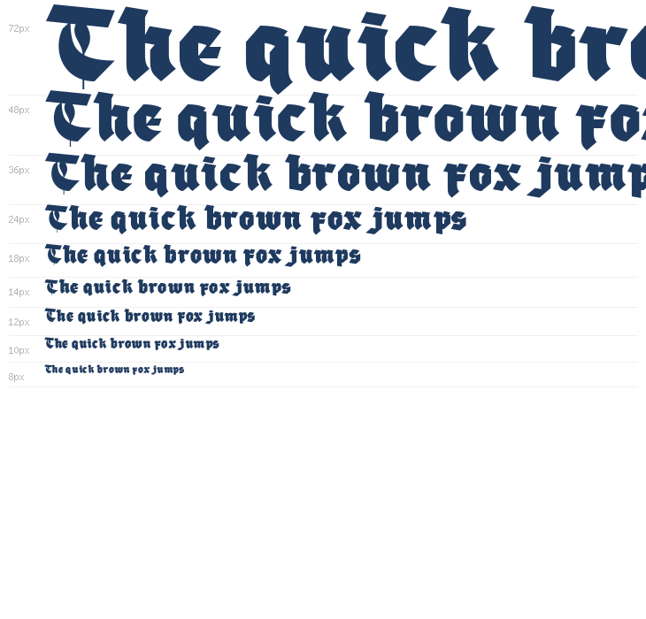 Blackther Regular Waterfall