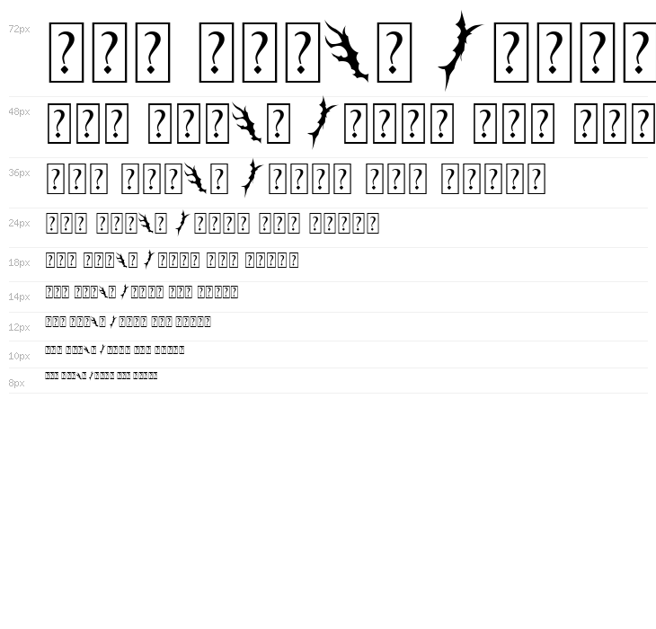 Blackthorn Ornament Waterfall