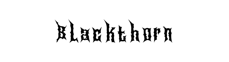 Blackthorn  Descarca Fonturi Gratis