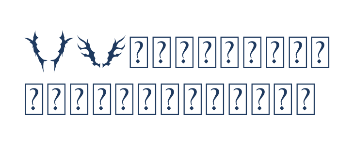 BlackthornOrnament Lowercase