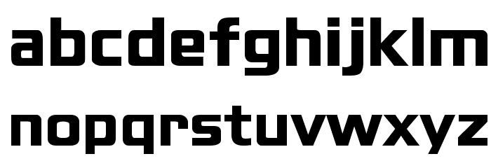 Blackthorns Demo Black Font LOWERCASE