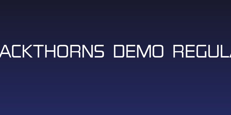 Blackthorns Demo Regular Social Header