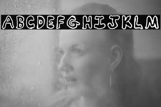 Blacktikey Regular Шрифта examples