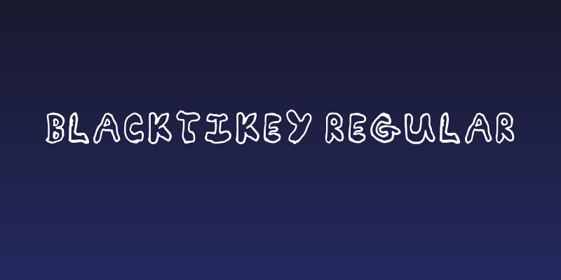 Blacktikey Regular Social Header