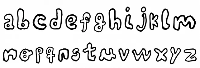 Blacktikey Regular 字体 小写