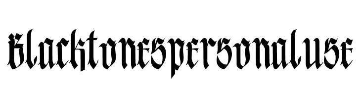 Blacktones personal use  font caratteri gratis