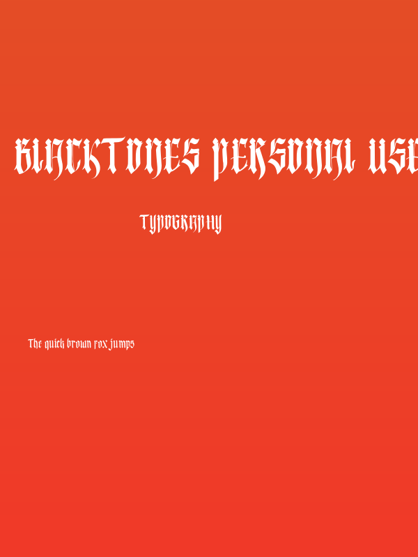 Blacktones personal use Poster