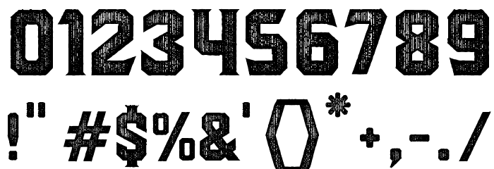 Blacktroops Rough Font OTHER CHARS