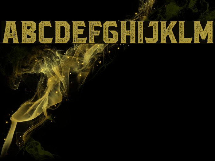 Blacktroops Rough Font examples