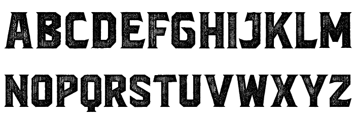 Blacktroops Rough Font LOWERCASE