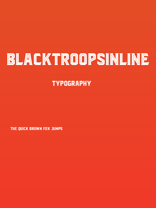 BlacktroopsInline Poster