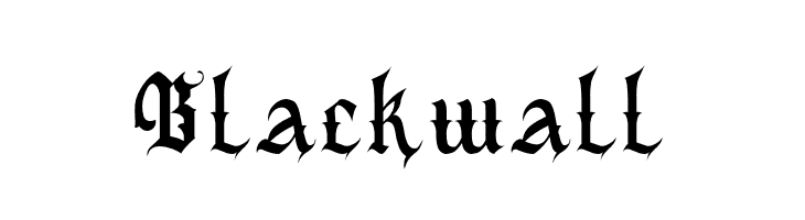 Blackwall  免费字体下载