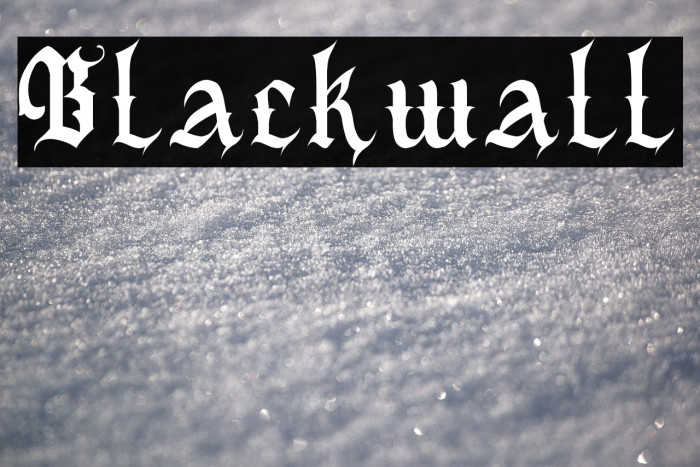 Blackwall Example 1