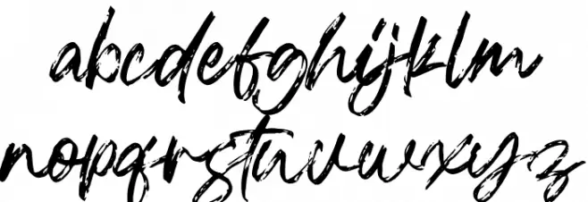 Blackwell Font LOWERCASE