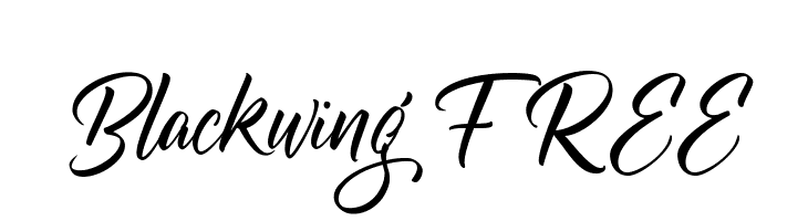 Blackwing FREE  baixar fontes gratis