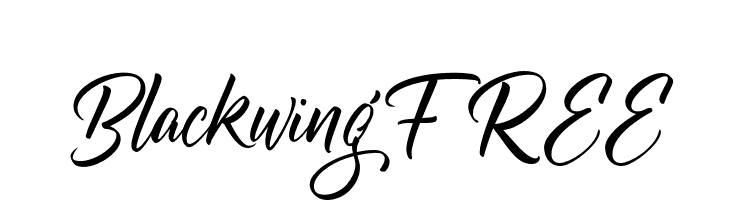 BlackwingFREE  नि: शुल्क फ़ॉन्ट्स डाउनलोड