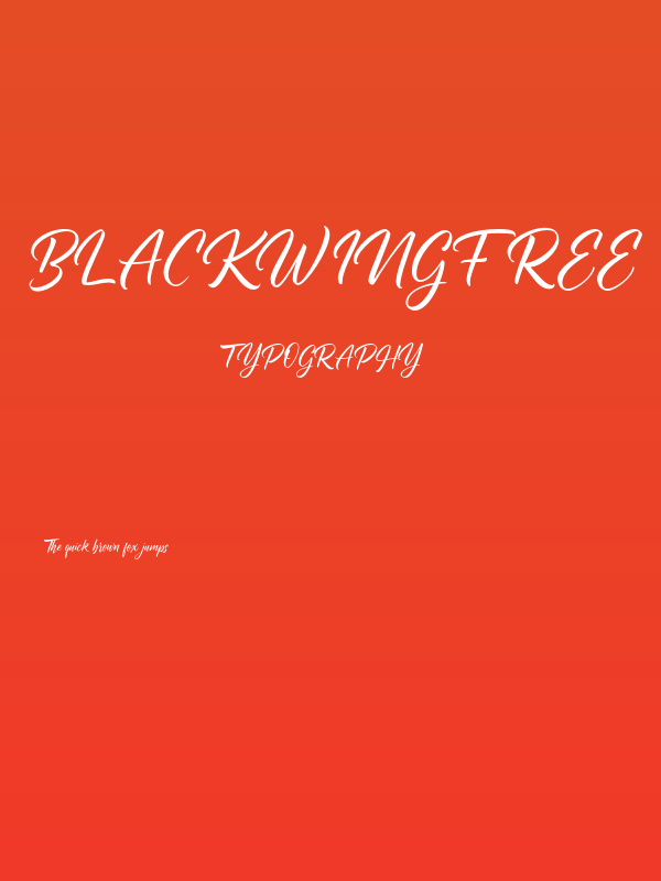 BlackwingFREE Poster