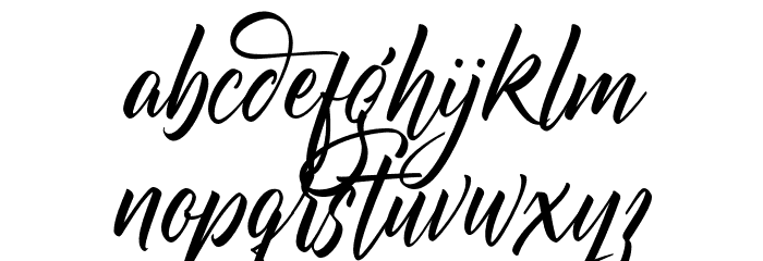 BlackwingFREE Font LOWERCASE