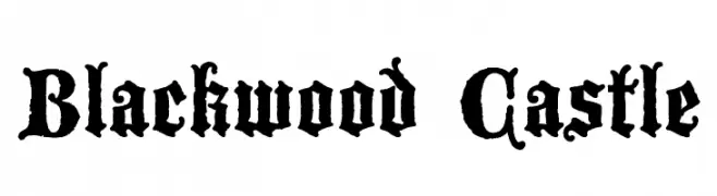 Blackwood Castle  Fuentes Gratis Descargar