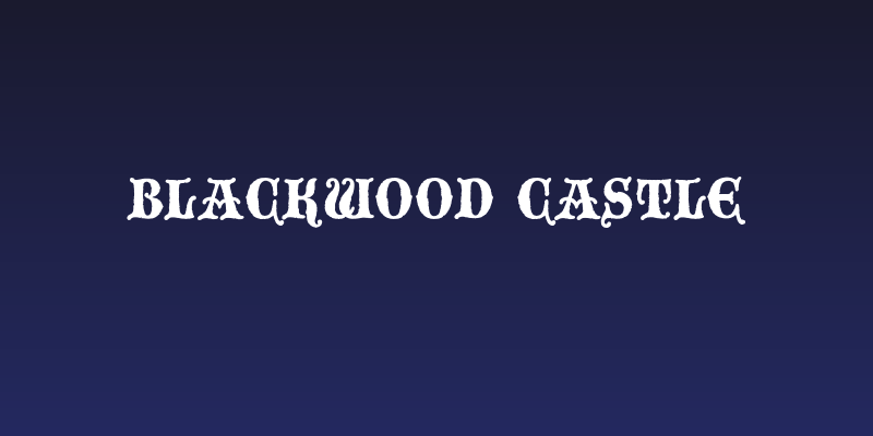 Blackwood Castle Social Header