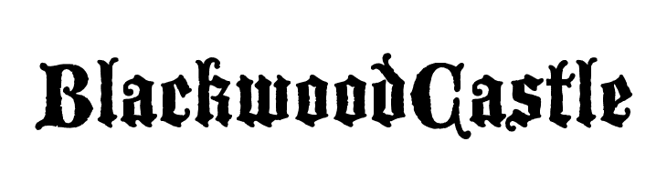 BlackwoodCastle Font