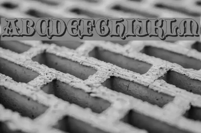 BlackwoodCastleShadow Schriftart examples