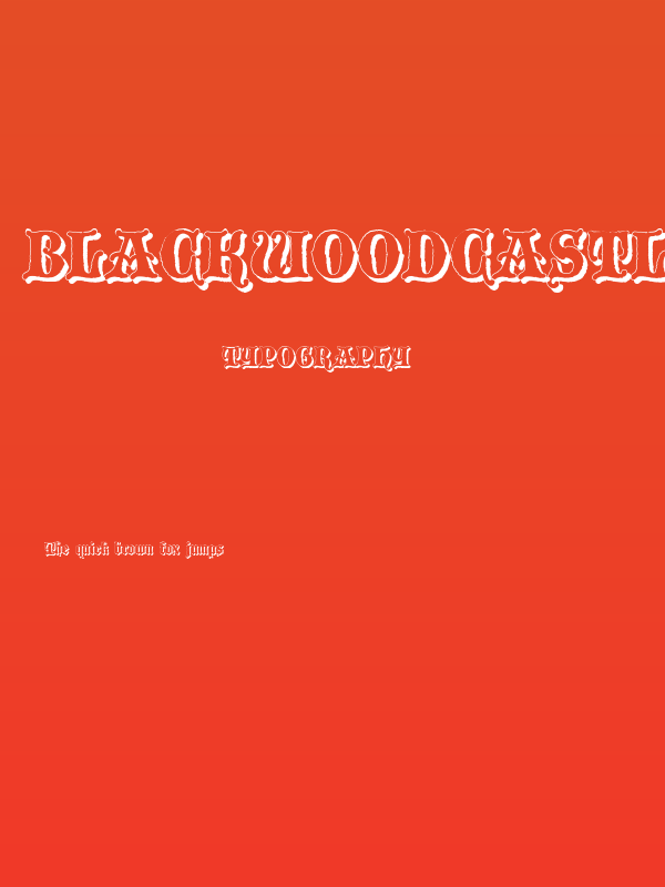 BlackwoodCastleShadow Poster