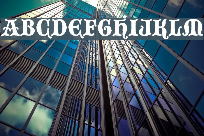 BlackwoodCastle Font examples