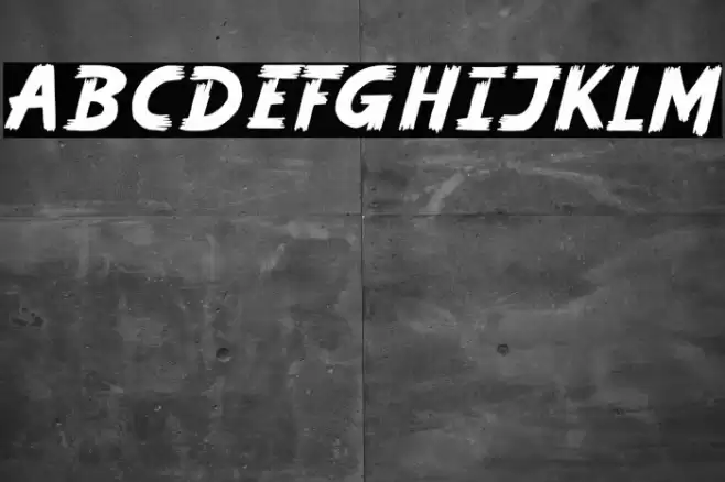 Blackza Font examples